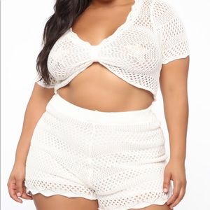 White two piece